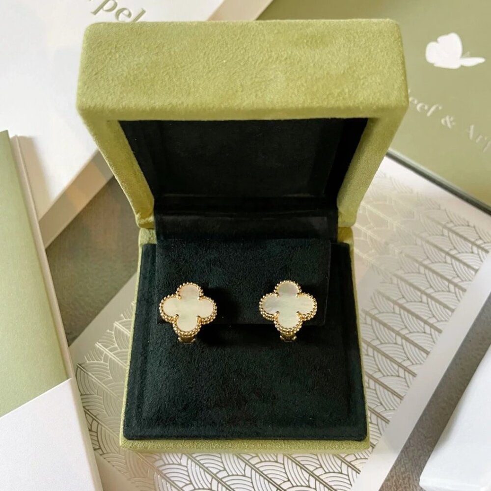 ATHENNTIC Van Cleef & Arpels Vintage Alhambra Earrings